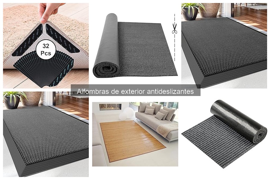 Problemas comunes con alfombras de exterior antideslizantes