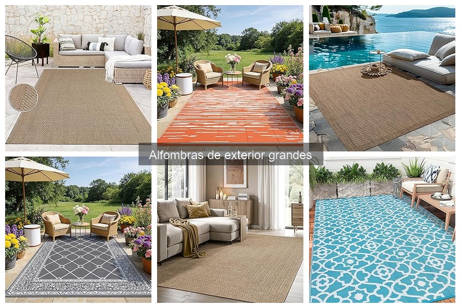 Problemas comunes con alfombras de exterior grandes y soluciones