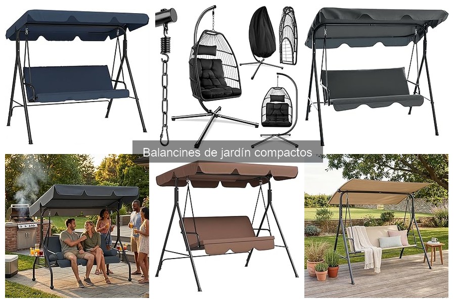 Problemas comunes con balancines de jardín compactos y soluciones