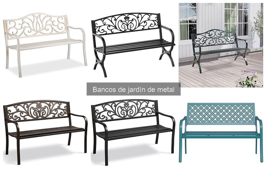 Problemas comunes con bancos de jardín de metal y soluciones