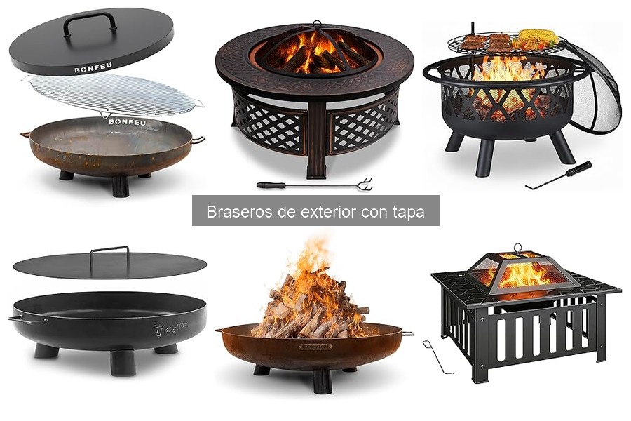 Problemas comunes con braseros de exterior con tapa