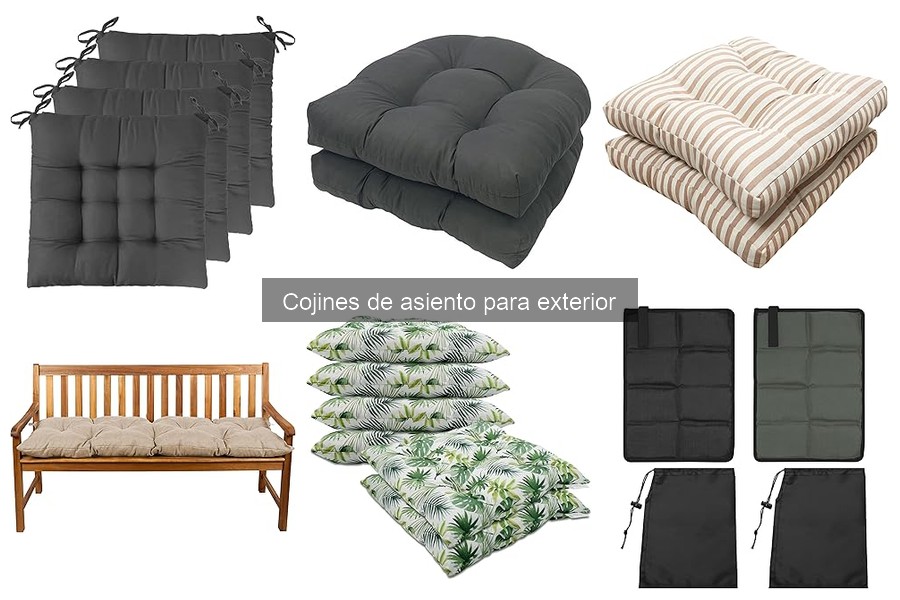 Problemas comunes con cojines de asiento exteriores