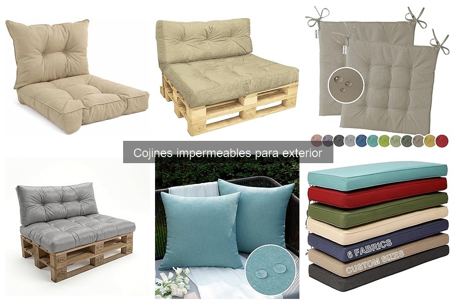 Problemas comunes con cojines impermeables para exterior