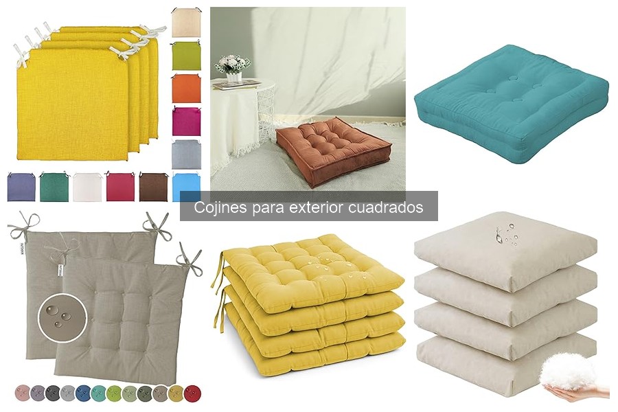 Problemas Comunes con Cojines para Exterior Cuadrados