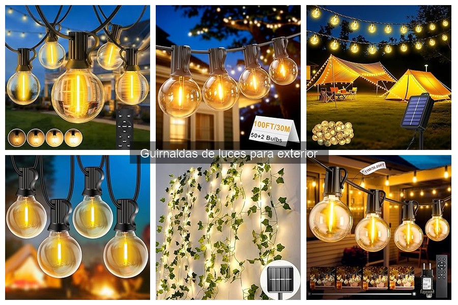 Problemas comunes con guirnaldas de luces para exterior