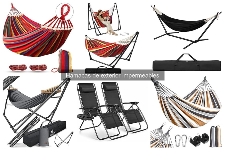 Problemas comunes con hamacas de exterior impermeables y soluciones