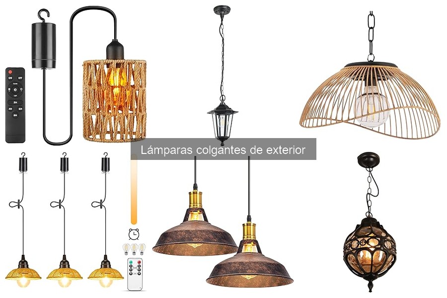 Problemas comunes con lámparas colgantes de exterior y soluciones