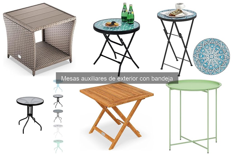 Problemas comunes con mesas auxiliares de exterior