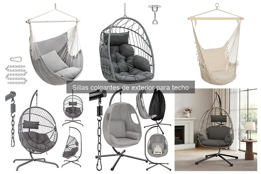 Problemas comunes con sillas colgantes de exterior: soluciones