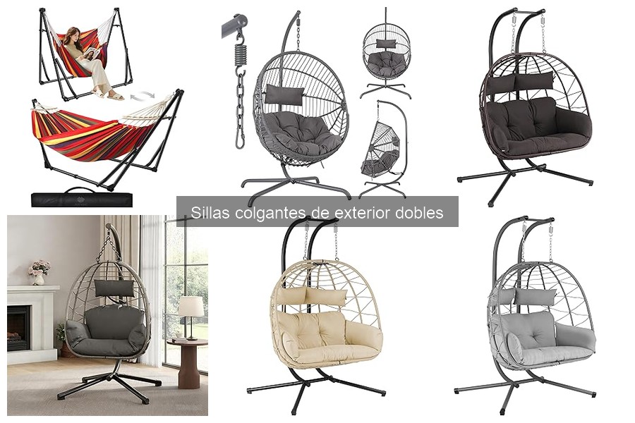 Problemas comunes con sillas colgantes dobles y soluciones