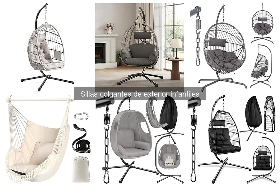Problemas comunes con sillas colgantes infantiles en exterior