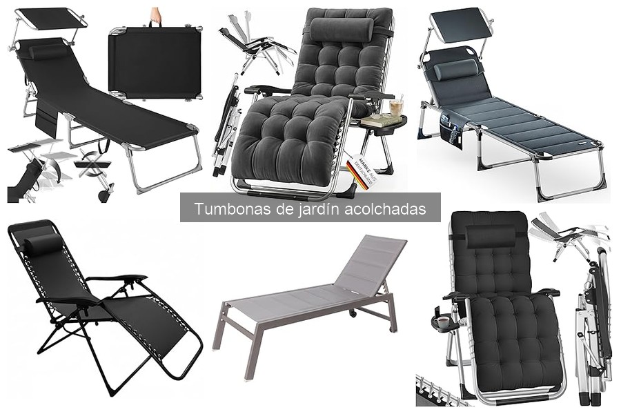 Problemas comunes con tumbonas de jardín acolchadas y soluciones