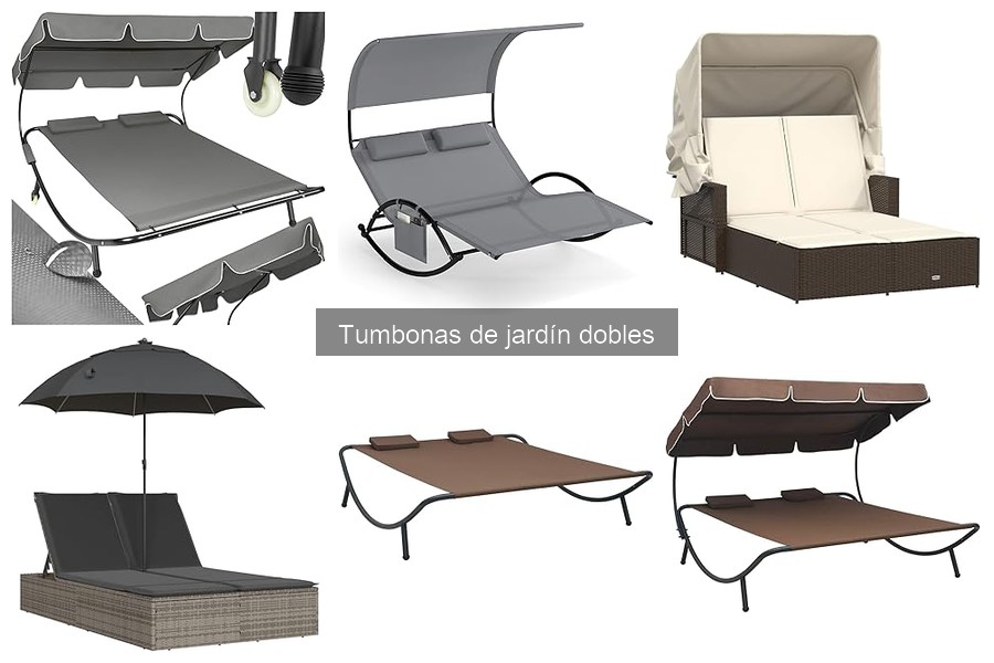 Problemas comunes con tumbonas de jardín dobles y soluciones