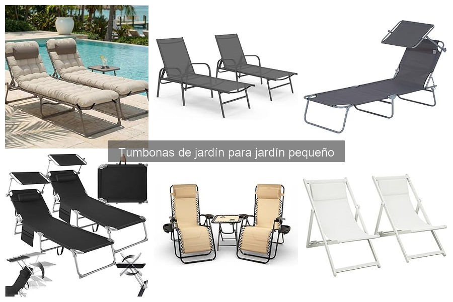 Problemas comunes con tumbonas de jardín pequeñas y soluciones