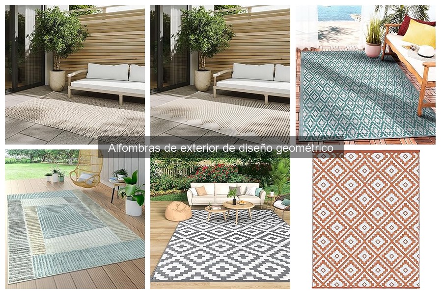 Problemas comunes de alfombras de exterior geométricas