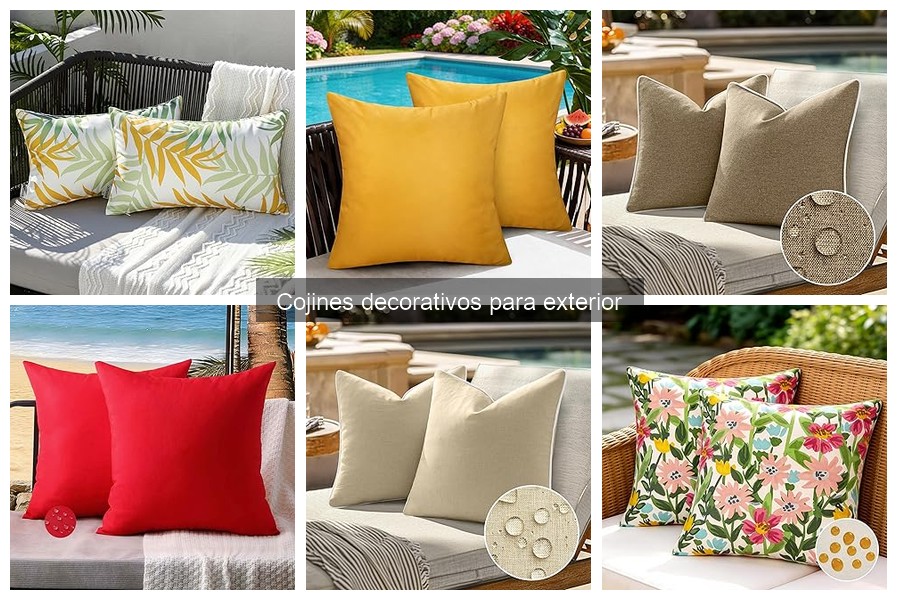Problemas comunes de los cojines decorativos para exterior