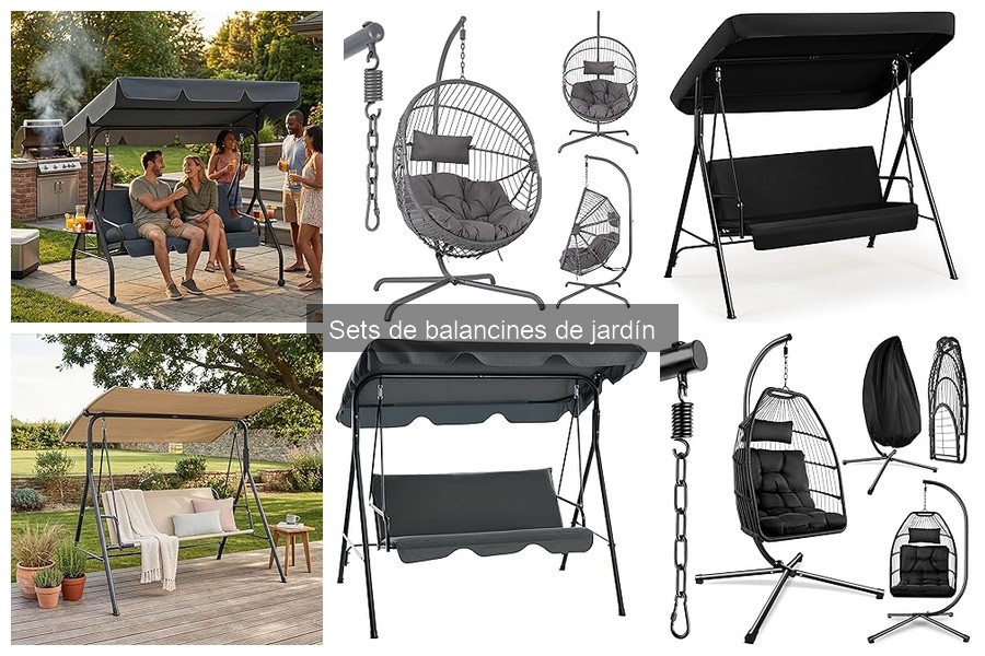 Problemas comunes en sets de balancines de jardín