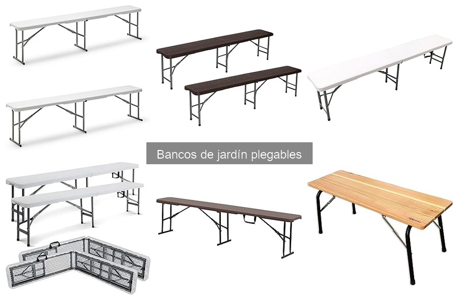 Problemas comunes y soluciones para bancos de jardín plegables