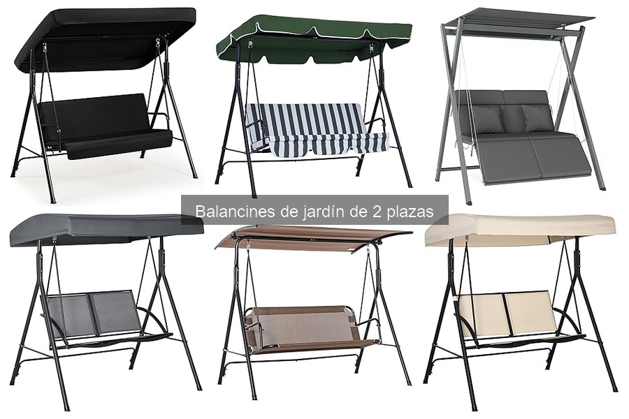 Problemas frecuentes en balancines de jardín de 2 plazas