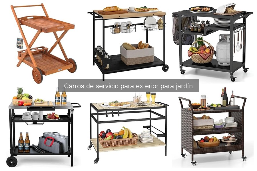 Pros y contras de los carros de servicio para jardín
