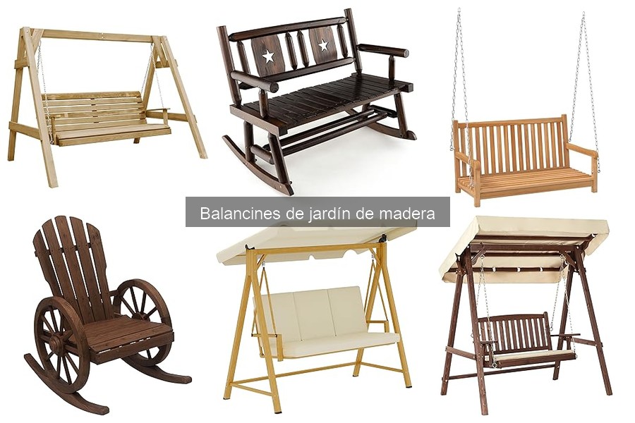 Qué es un balancín de jardín de madera: guía esencial