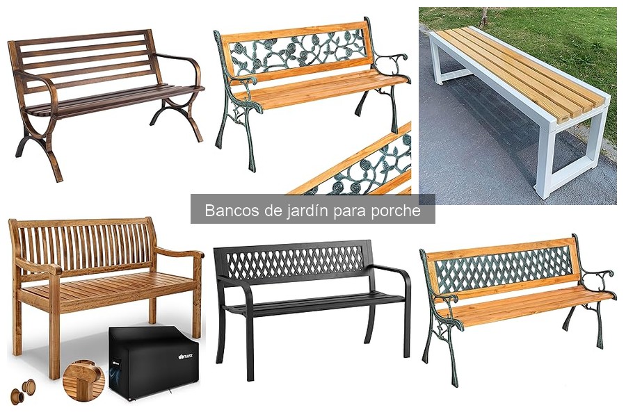 ¿Qué es un banco de jardín para porche? Descubre sus características