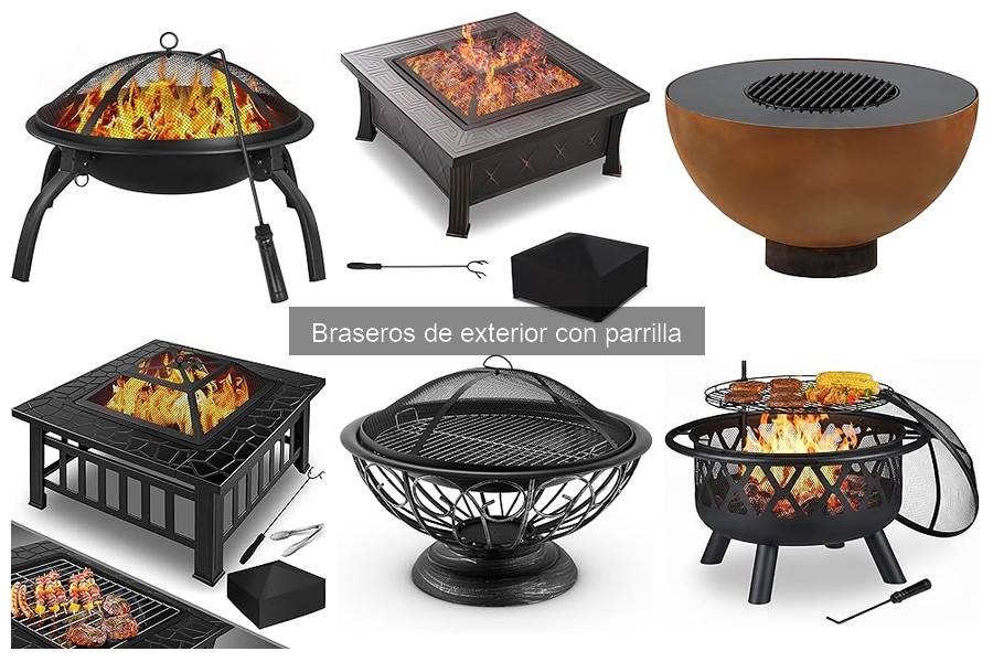 ¿Qué es un brasero de exterior con parrilla? Descúbrelo