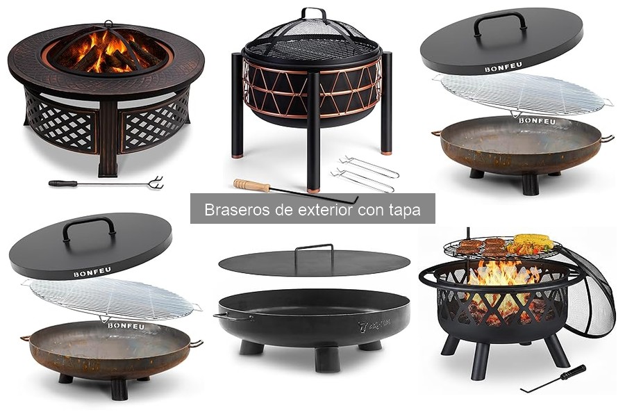 ¿Qué es un brasero de exterior con tapa? Conoce sus características