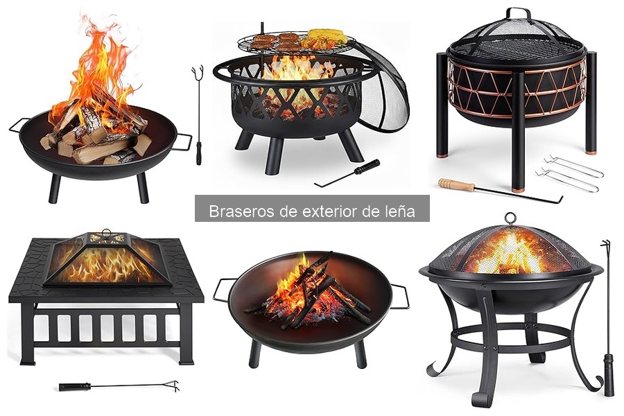 Qué es un brasero de exterior de leña y sus características