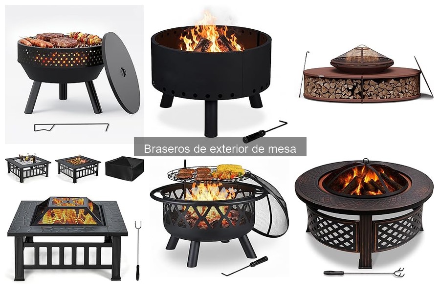 ¿Qué es un brasero de exterior de mesa? Guía completa