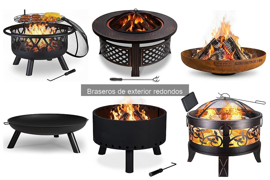 ¿Qué es un brasero de exterior redondo? Características y Usos