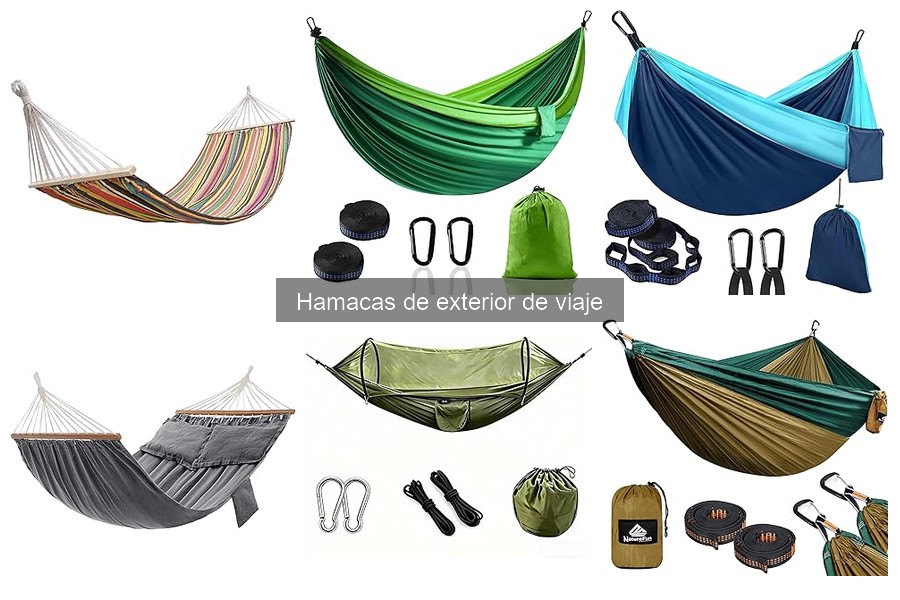 ¿Qué es una hamaca de exterior de viaje? Beneficios y Materiales