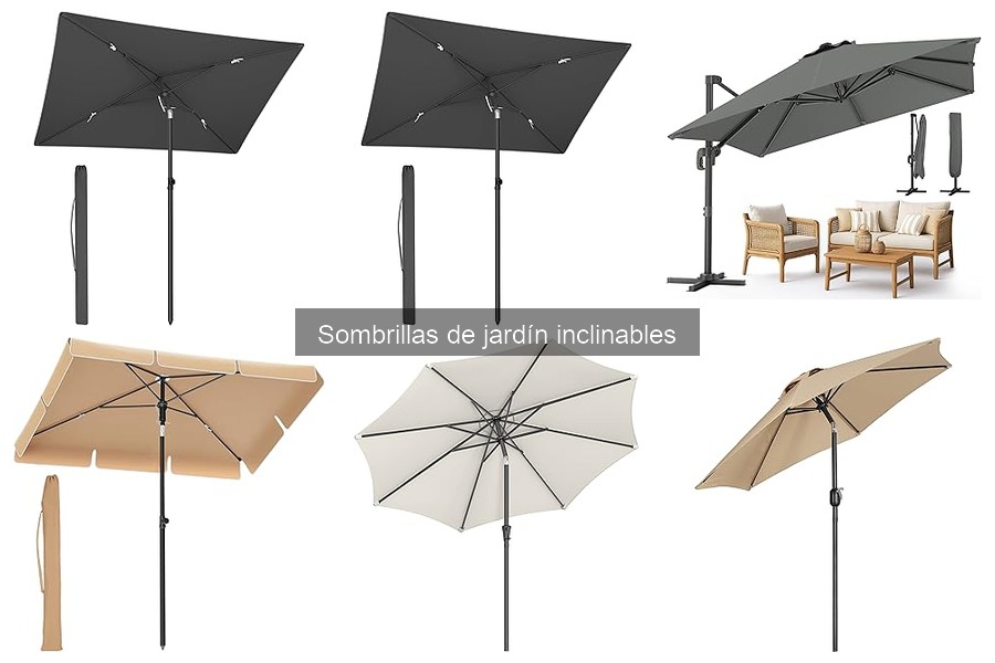 ¿Qué es una sombrilla de jardín inclinable? Guía fácil