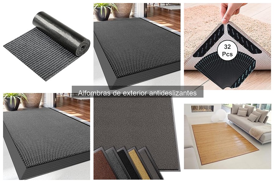 ¿Qué son las alfombras de exterior antideslizantes?