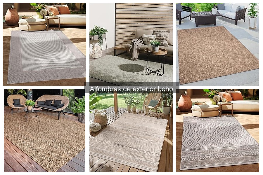 ¿Qué son las alfombras de exterior boho? Características y Estilos