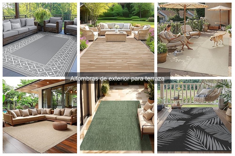 ¿Qué son las alfombras de exterior para terraza?