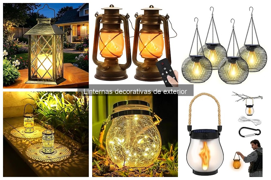 Qué son las linternas decorativas de exterior y sus beneficios