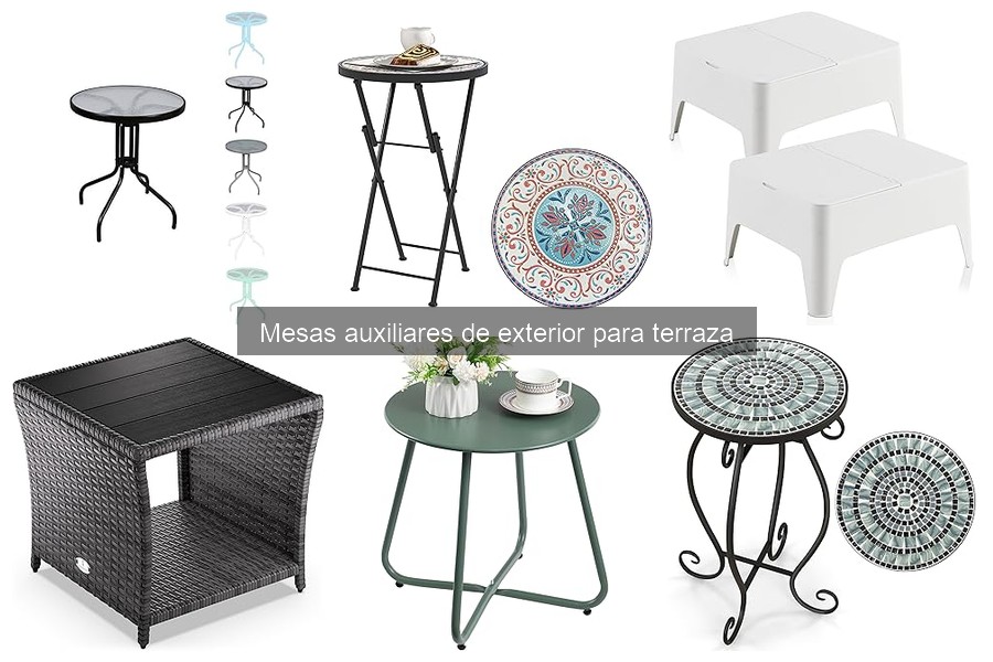¿Qué son las mesas auxiliares de exterior? Guía básica