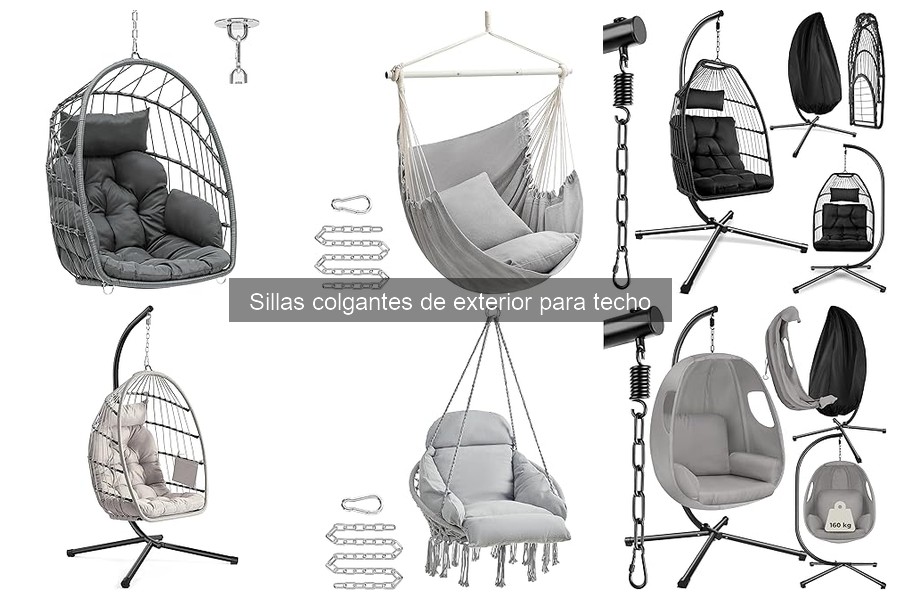 ¿Qué son las sillas colgantes de exterior? Descubre sus características
