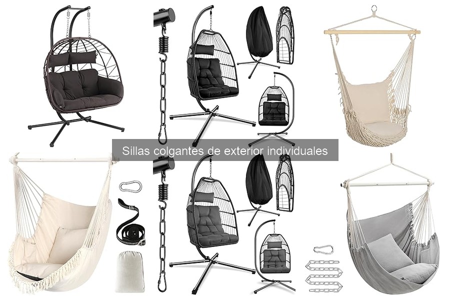 ¿Qué son las sillas colgantes de exterior? Guía completa