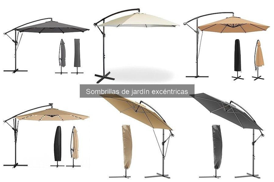 ¿Qué son las sombrillas de jardín excéntricas? Descúbrelas