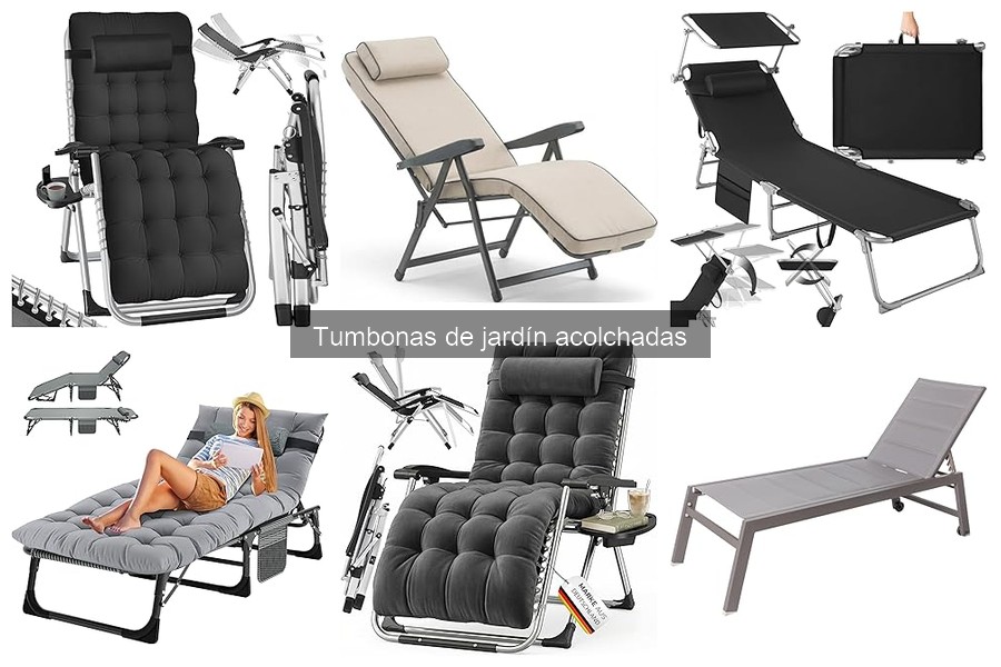 ¿Qué son las tumbonas de jardín acolchadas? Descubre sus beneficios