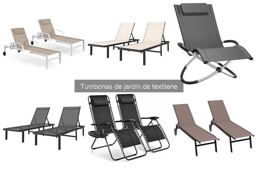 Qué son las tumbonas de jardín de textilene y sus ventajas