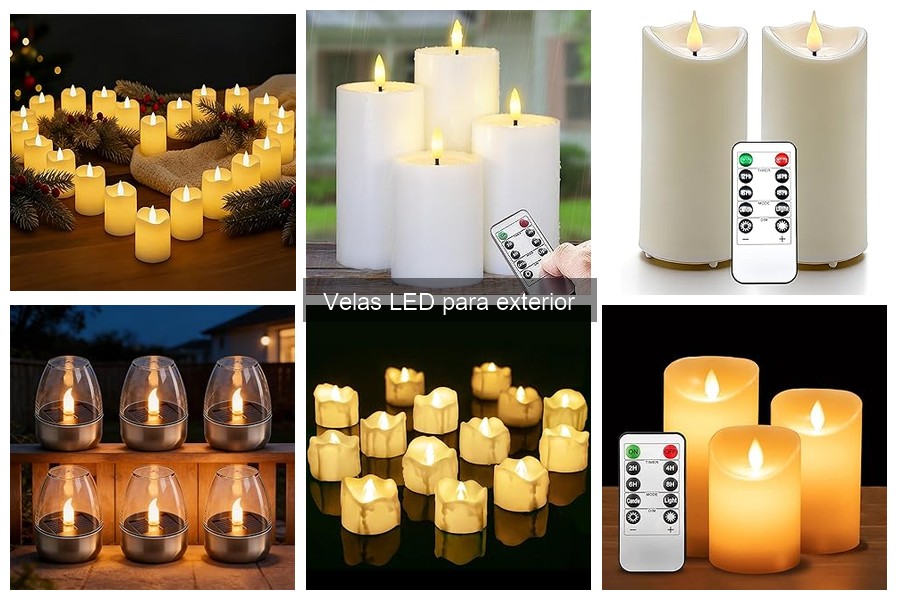 ¿Qué son las velas LED para exterior? Descubre sus ventajas