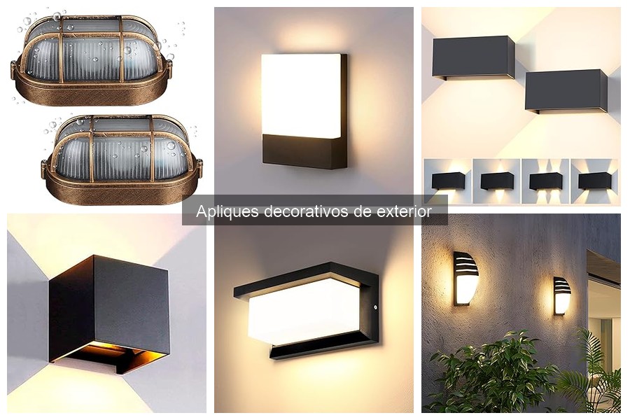 ¿Qué son los apliques decorativos de exterior? Guía rápida