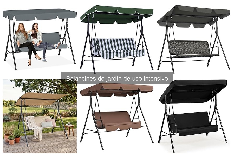 ¿Qué son los balancines de jardín de uso intensivo?