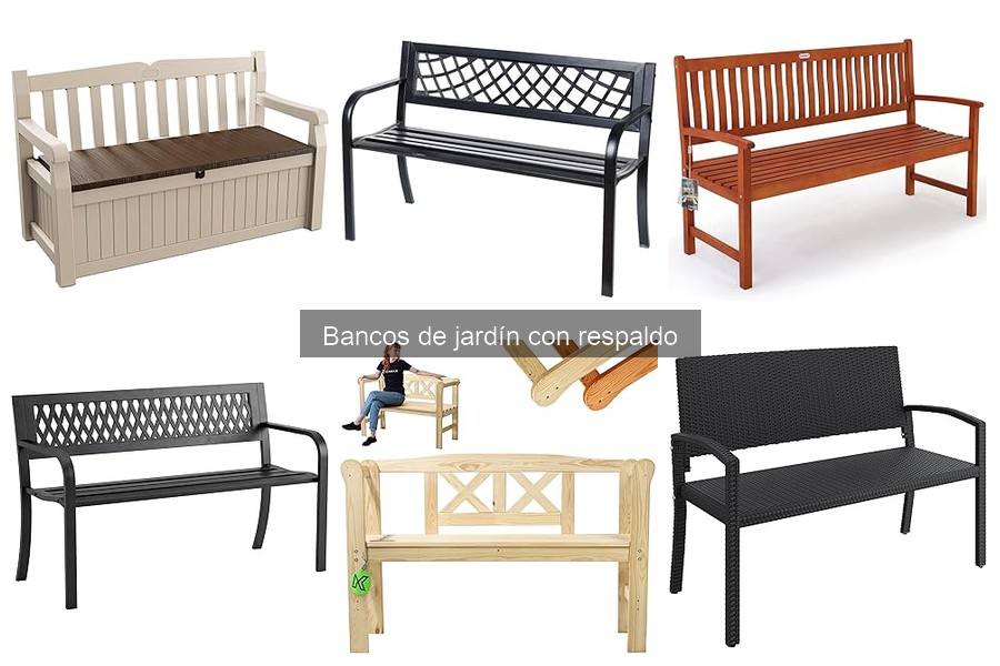 ¿Qué son los bancos de jardín con respaldo? Características y Usos