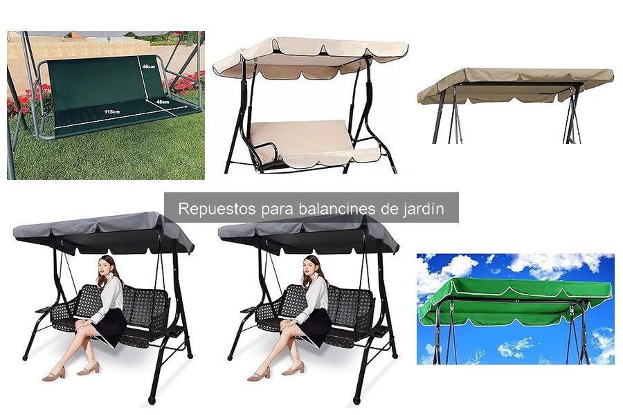 ¿Qué son los repuestos para balancines de jardín?