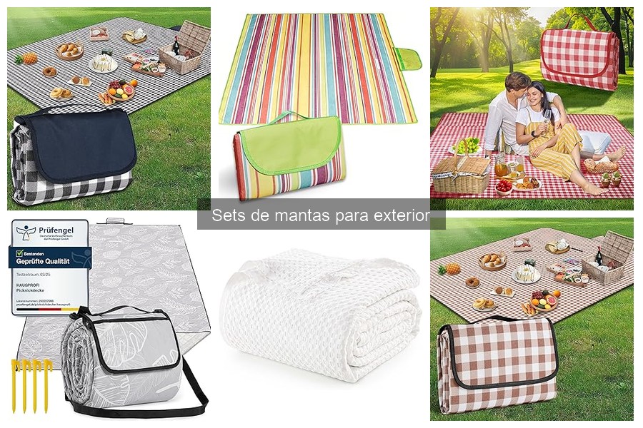 ¿Qué son los sets de mantas para exterior? Características y ventajas