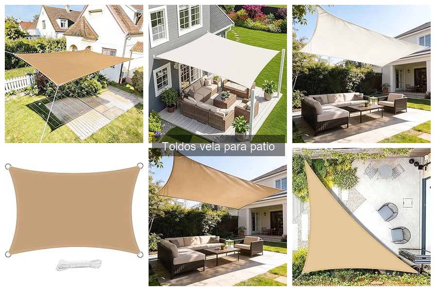 ¿Qué son los toldos vela para patio? Guía básica